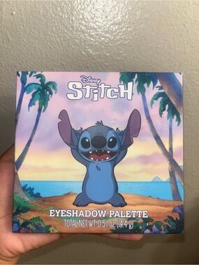 Disney Stitch Tropical Eyeshadow Palette - Blue, Purple, Pink